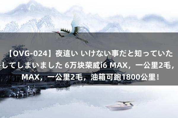 【OVG-024】夜這い いけない事だと知っていたけど生中出しまで許してしまいました 6万块荣威i6 MAX，一公里2毛，油箱可跑1800公里！