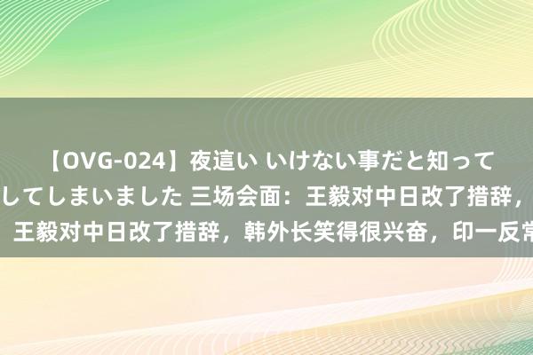 【OVG-024】夜這い いけない事だと知っていたけど生中出しまで許してしまいました 三场会面：王毅对中日改了措辞，韩外长笑得很兴奋，印一反常态