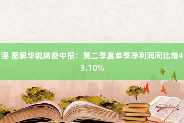 淫 图解华锐精密中报：第二季度单季净利润同比增43.10%